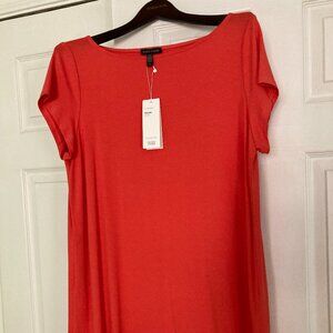 **NEW** Eileen Fisher bateau neck tunic top